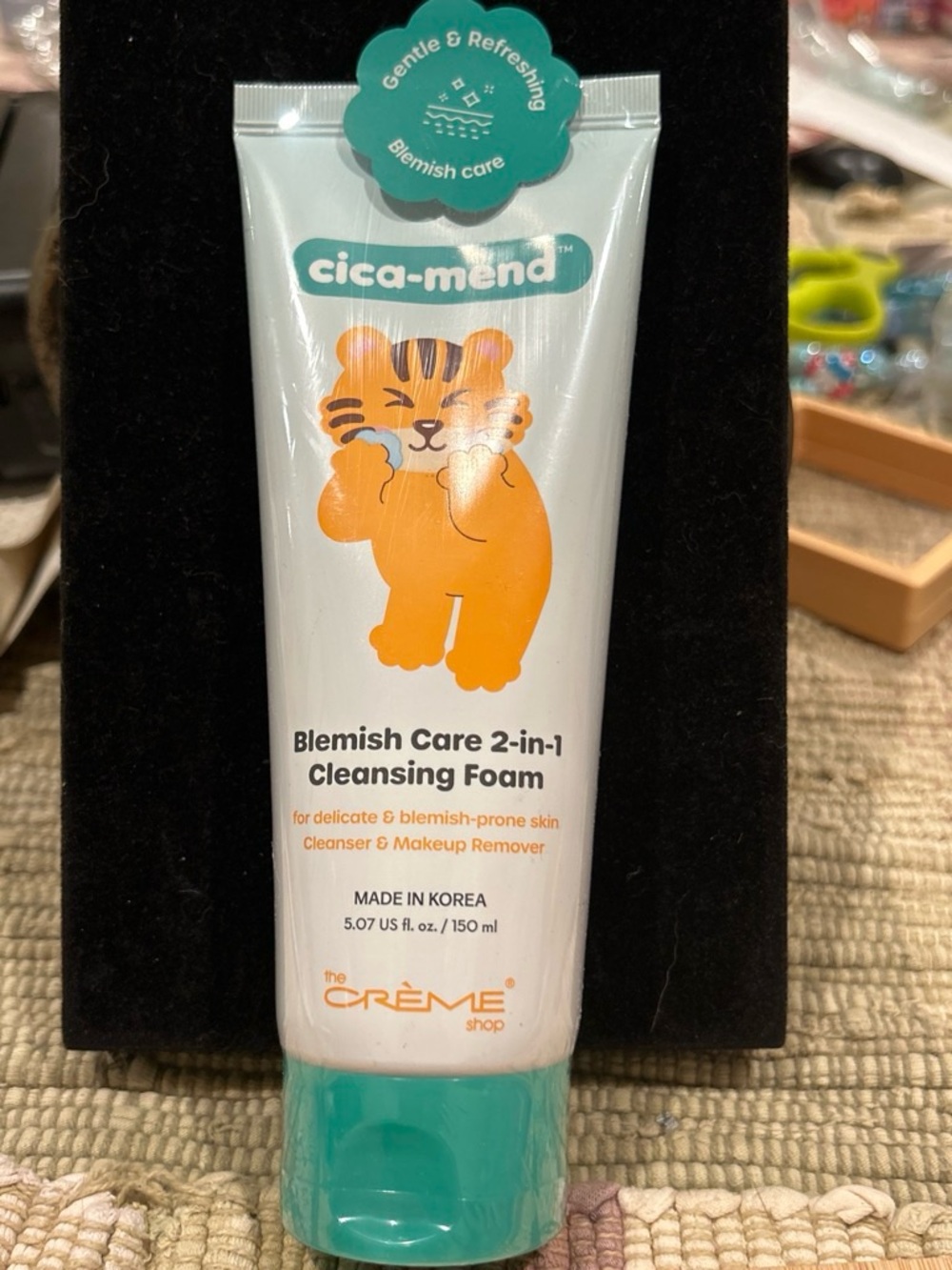 Cica-mend Blemish Care 2-in-1 Cleansing Foam – Teal & Orange